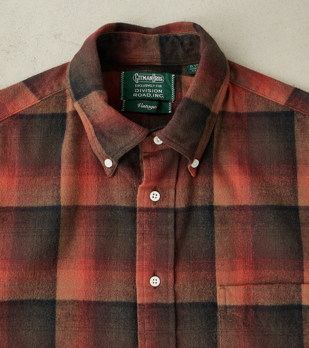 Japanese Geometric Check Shaggy Flannel - Red & Black