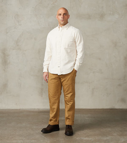 Japanese Amekaji Oxford Camper - Chalk