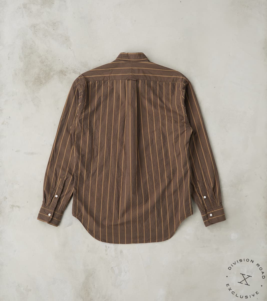 Japanese Washer Stripe - Bronze Brown
