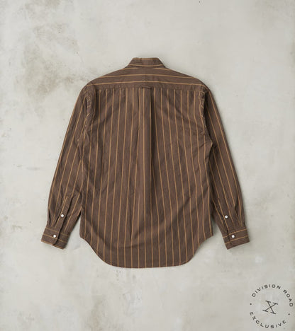 Japanese Washer Stripe - Bronze Brown