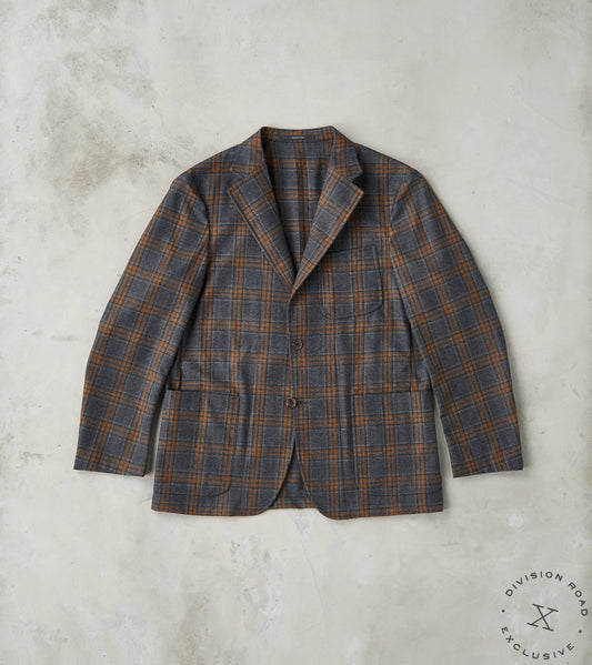 Gitman Vintage x Division Road Simple Jacket- Marling & Evans® British Plaid Wool…