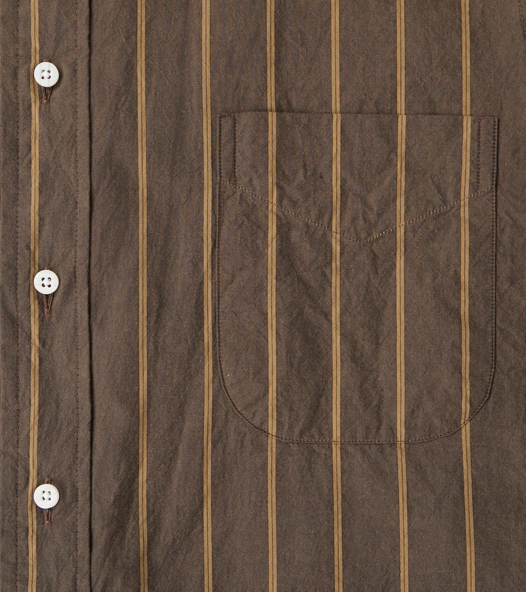 Japanese Washer Stripe - Bronze Brown