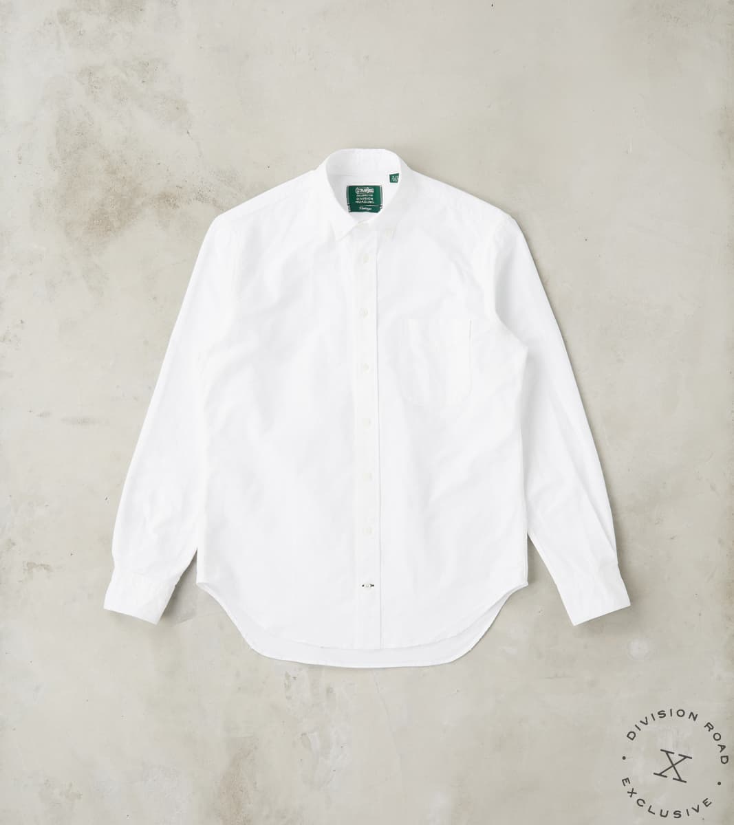 Gitman Vintage x Division Road Cambridge Oxford - White