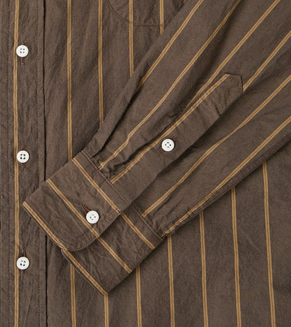 Japanese Washer Stripe - Bronze Brown