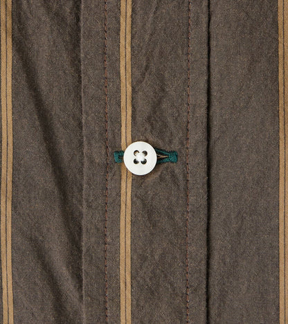 Japanese Washer Stripe - Bronze Brown