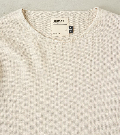 Harbour Cotton Linen Sweater - Seashell