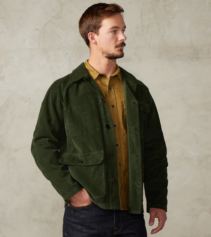 Heimat Textil Journey Coat - Military Green Corduroy