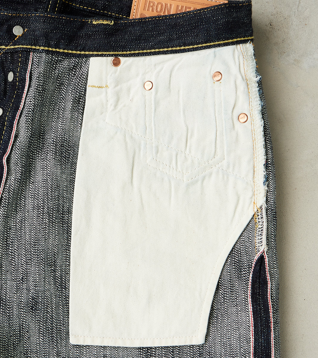 888S-SLB - High Rise Relaxed Tapered - 16oz Slubby Selvedge Indigo