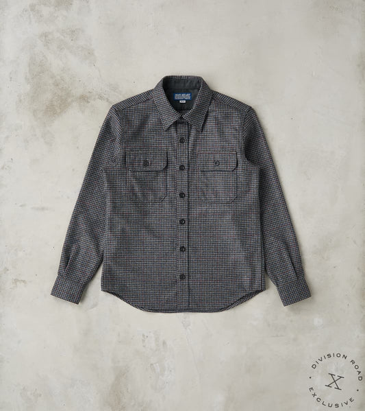 Iron Heart x Division Road 434-PPT - CPO Shirt - Fox Brothers® Wool An…