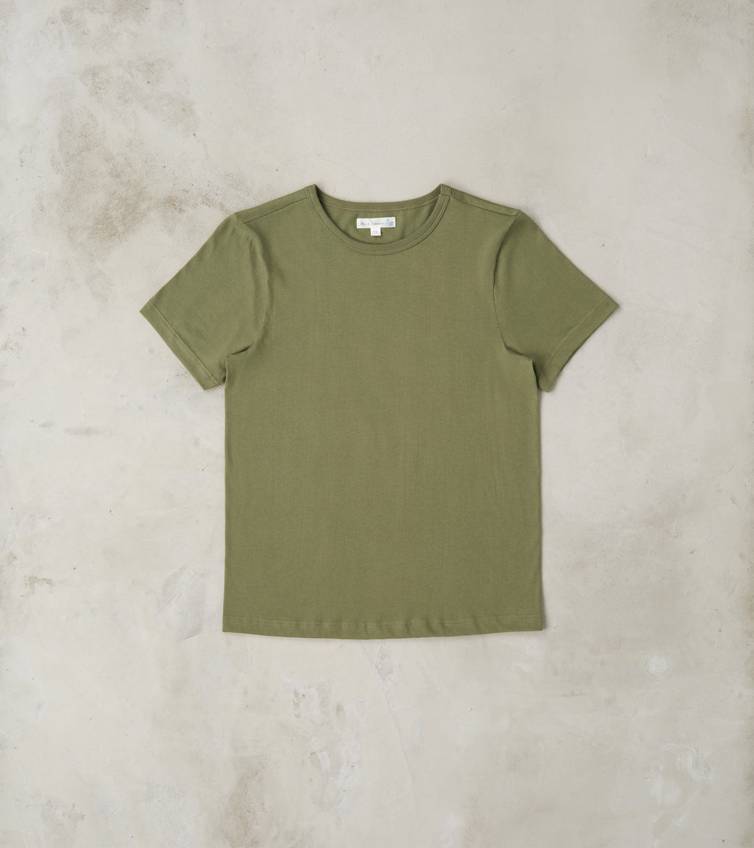 Merz b. Schwanen 1950s Good Originals - 4.6oz Loopwheeled 1-Thread T-S…