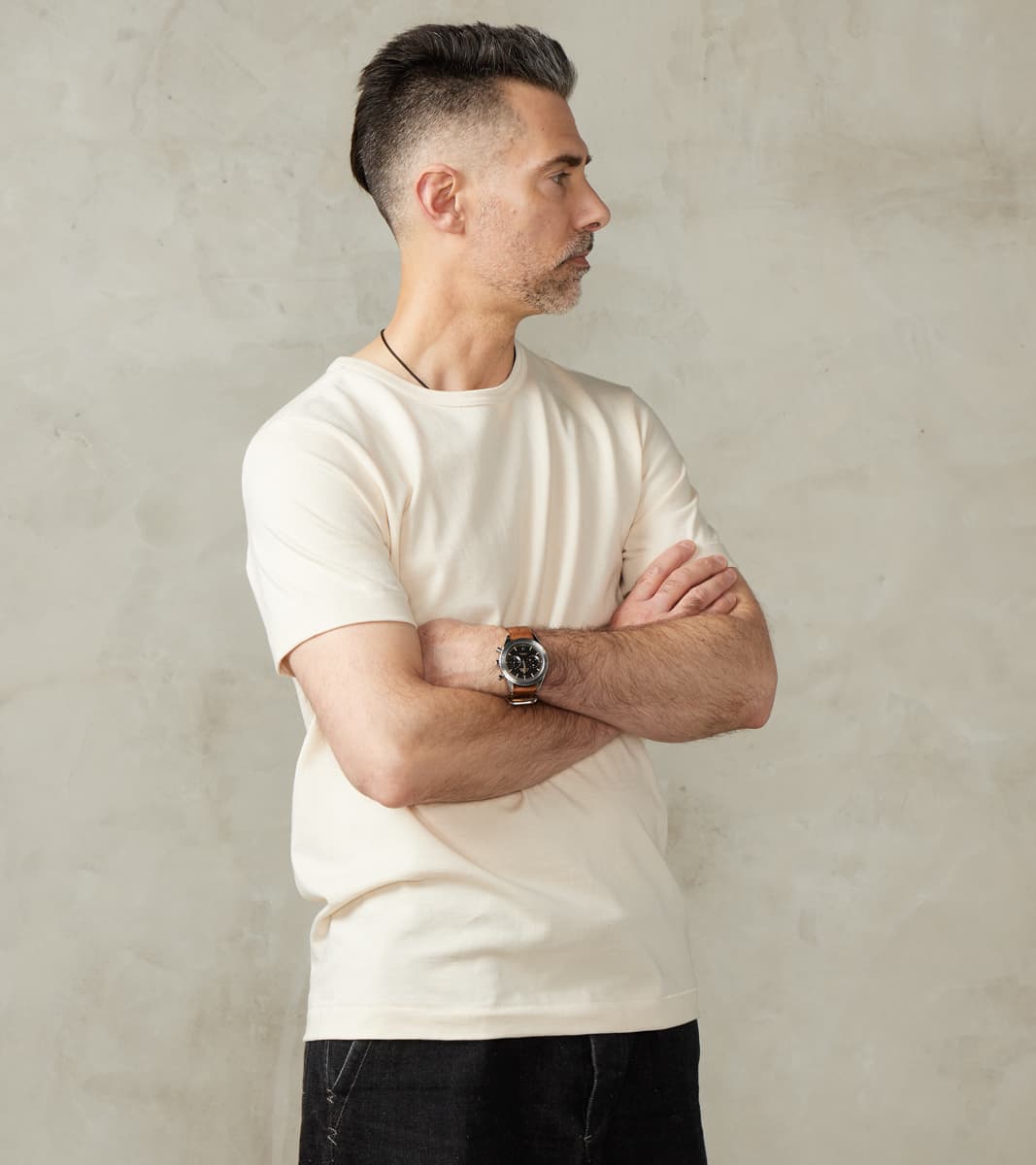 215 Good Originals - 7.2oz Loopwheeled 2-Thread T-Shirt - 02 Nature