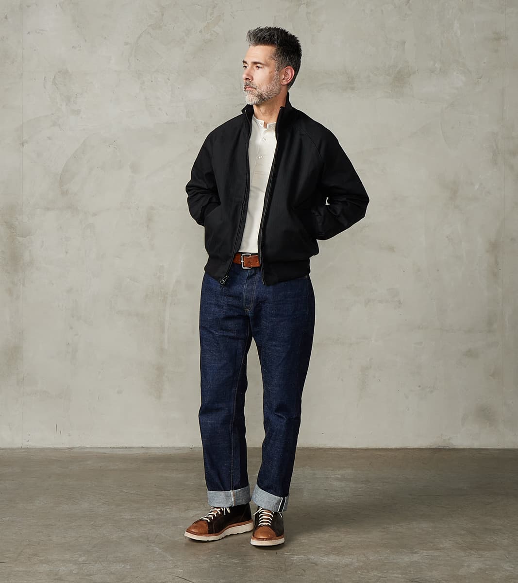 Merz b. Schwanen x Dehen 1920 Pilot Jacket - 12oz H.Stevensons® Dry Wa…