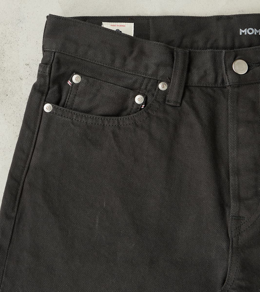 MMJZ6300 - #200 Tapered - Bamboo Charcoal Dyed Selvedge Twill
