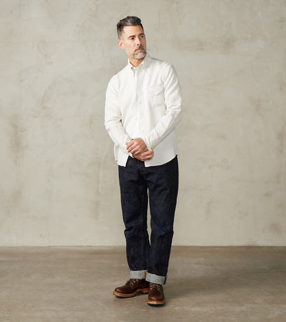 American Camp Shirt - Spence Bryson® Bone Irish Linen