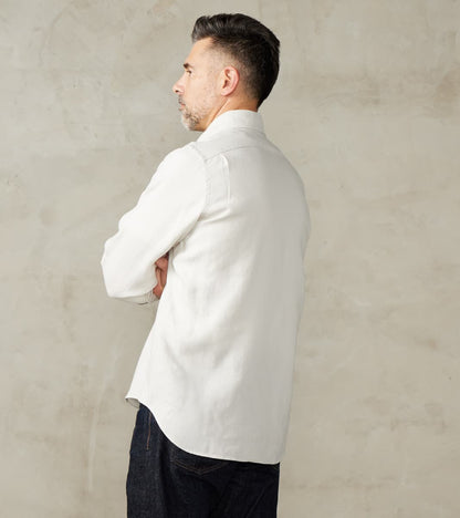American Camp Shirt - Spence Bryson® Bone Irish Linen