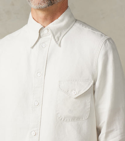 American Camp Shirt - Spence Bryson® Bone Irish Linen
