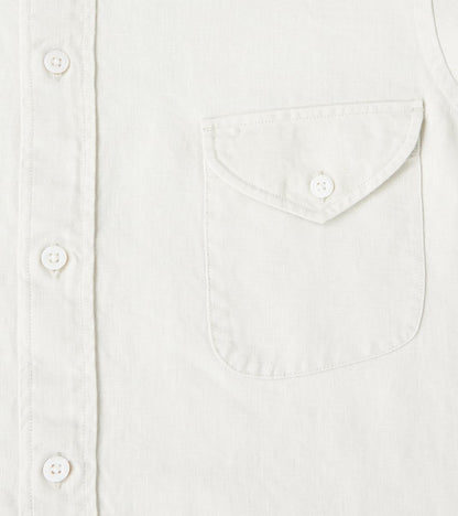 American Camp Shirt - Spence Bryson® Bone Irish Linen