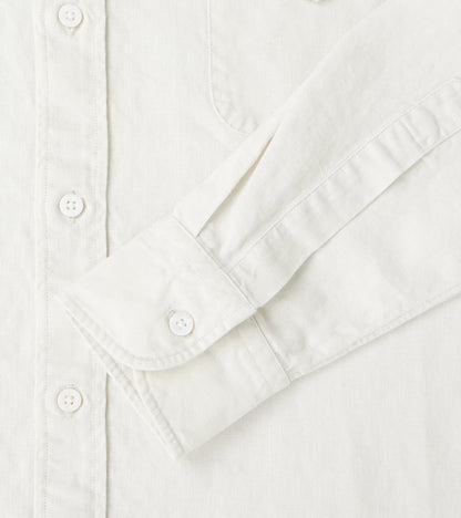 American Camp Shirt - Spence Bryson® Bone Irish Linen