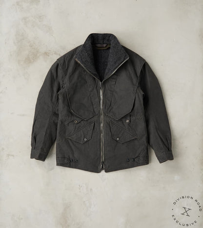 MotivMfg x Division Road English Cyclops Dispatch Jacket - H.Stevensons® Black Vi…