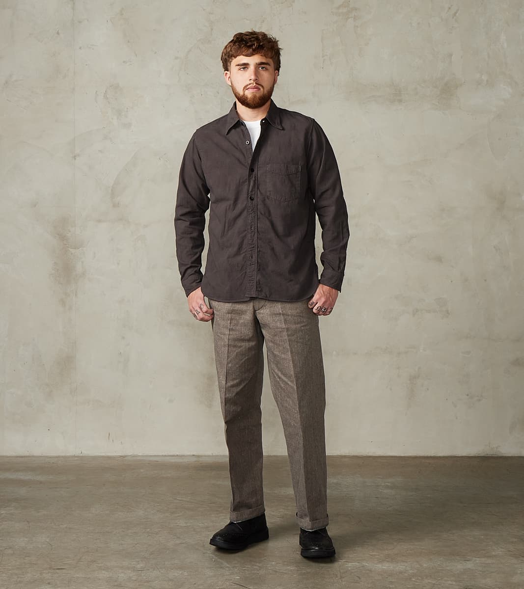 Samurai SSS26-ATW Charcoal Tropical Weather Dobby Shirt