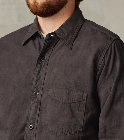 SSS26-ATW Charcoal Tropical Weather Dobby Shirt