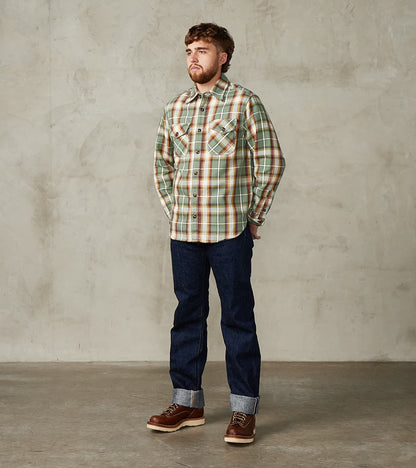 S500AX 18oz Ai Plus Benkei Natural Indigo - Regular Straight
