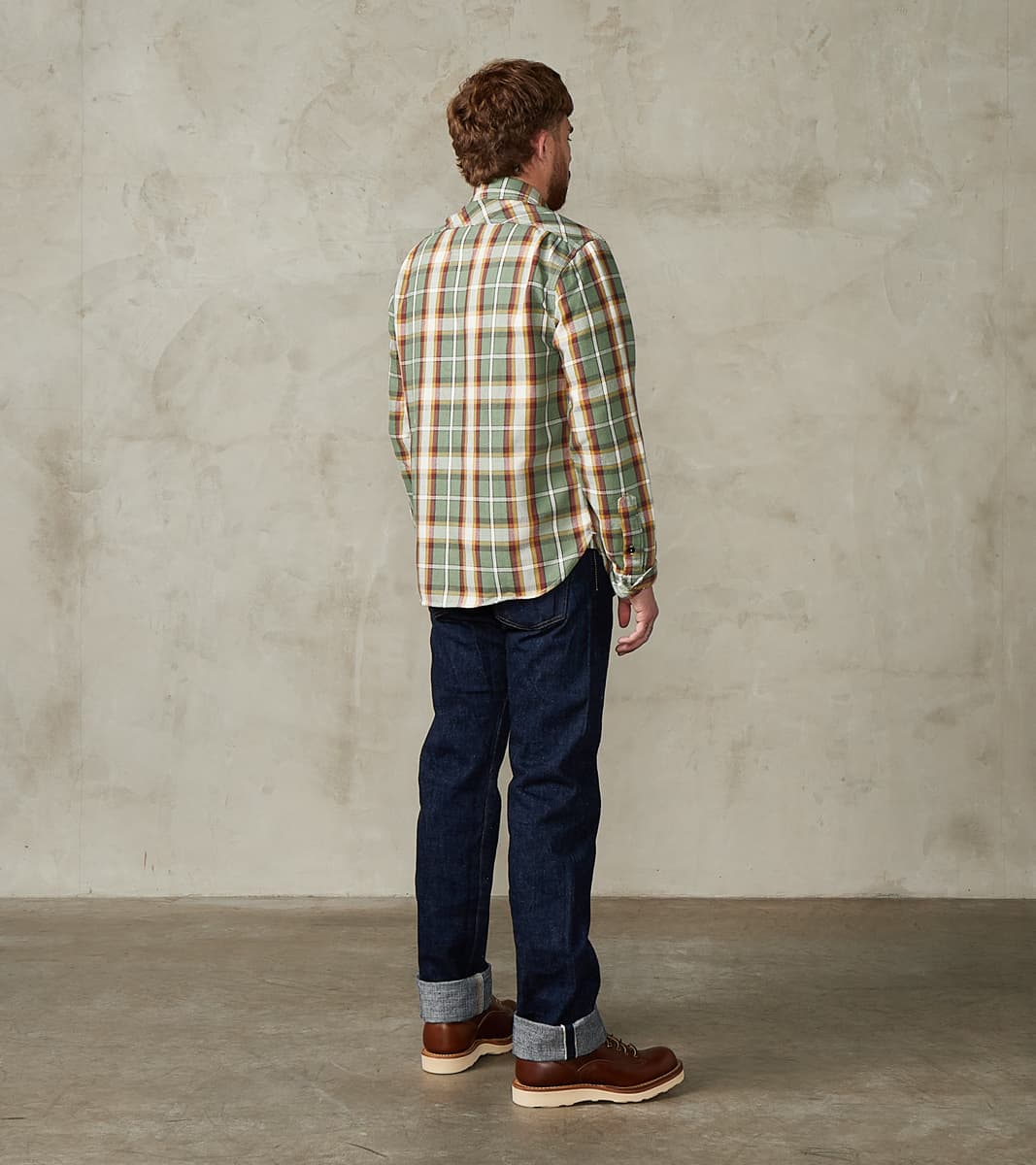 S500AX 18oz Ai Plus Benkei Natural Indigo - Regular Straight
