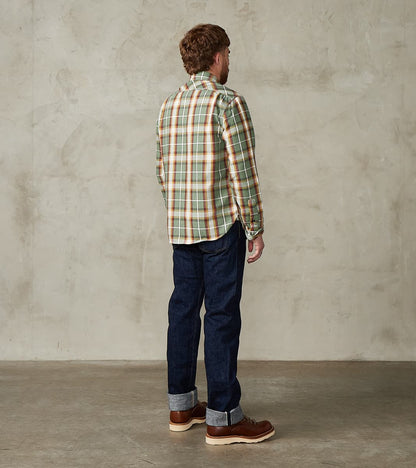 S500AX 18oz Ai Plus Benkei Natural Indigo - Regular Straight
