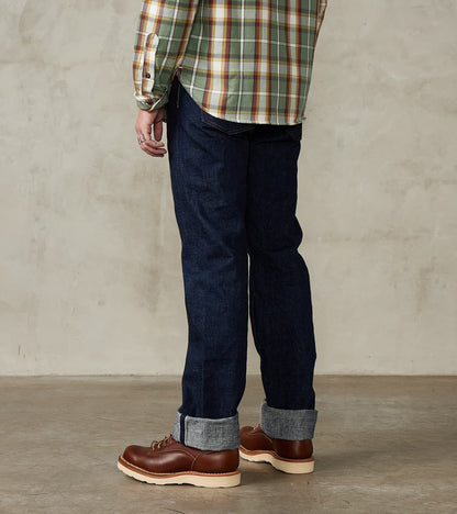 S500AX 18oz Ai Plus Benkei Natural Indigo - Regular Straight