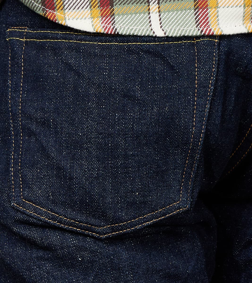 S500AX 18oz Ai Plus Benkei Natural Indigo - Regular Straight