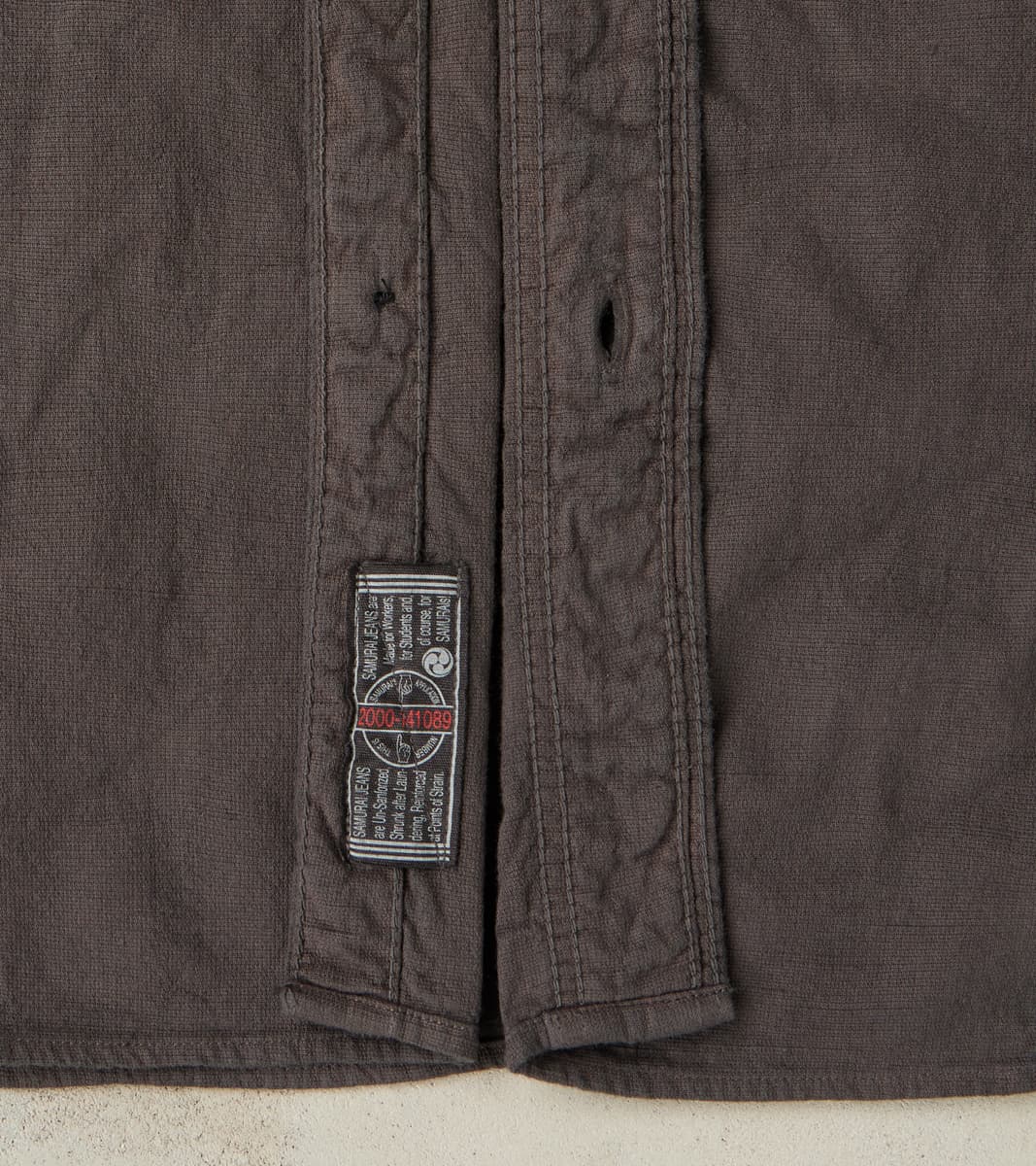 SSS26-ATW Charcoal Tropical Weather Dobby Shirt