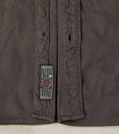 SSS26-ATW Charcoal Tropical Weather Dobby Shirt