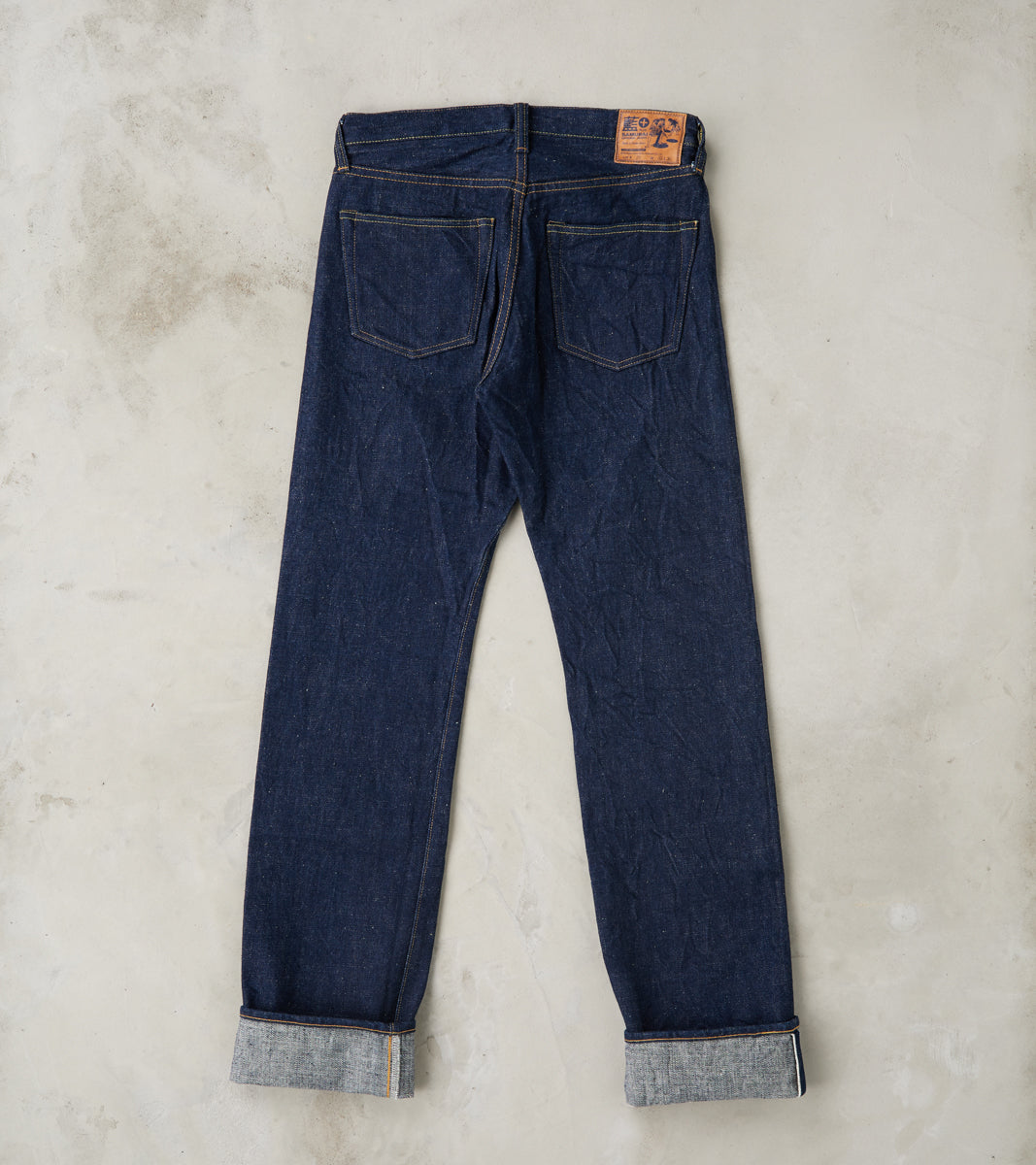 S500AX 18oz Ai Plus Benkei Natural Indigo - Regular Straight
