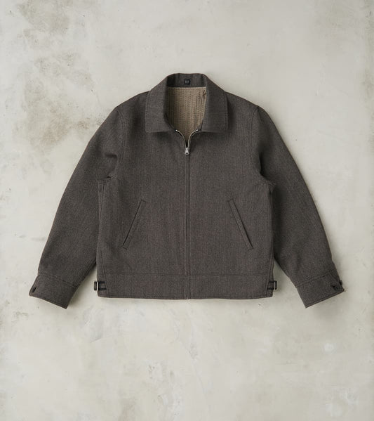 Taiga Takahashi T.T Lot. 306 Cossack Jacket - Serge Twill Wool - Melan…