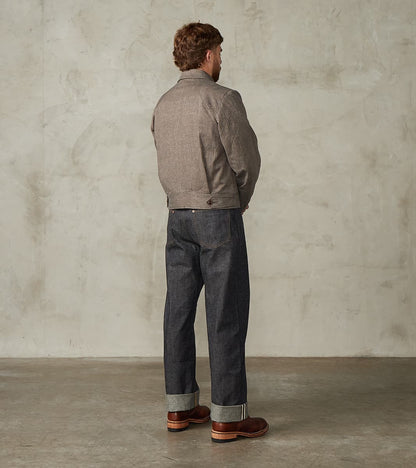 Lot. 330 US Letter Carrier Jacket - Kemonogasuri Cotton Twill - Melange Charcoal