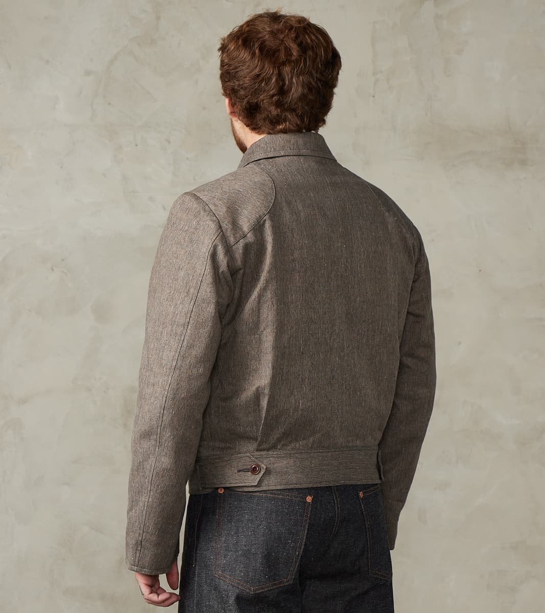 Lot. 330 US Letter Carrier Jacket - Kemonogasuri Cotton Twill - Melange Charcoal