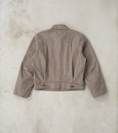Lot. 330 US Letter Carrier Jacket - Kemonogasuri Cotton Twill - Melange Charcoal