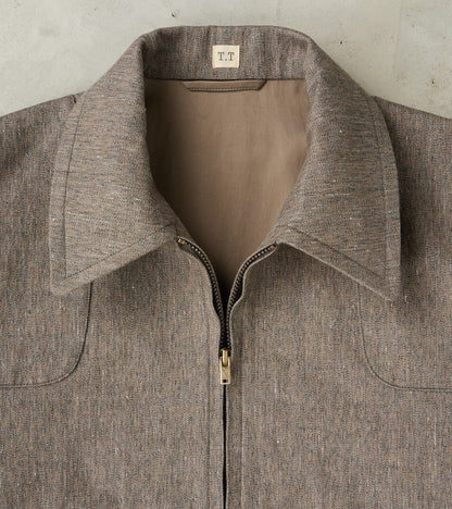 Lot. 330 US Letter Carrier Jacket - Kemonogasuri Cotton Twill - Melange Charcoal