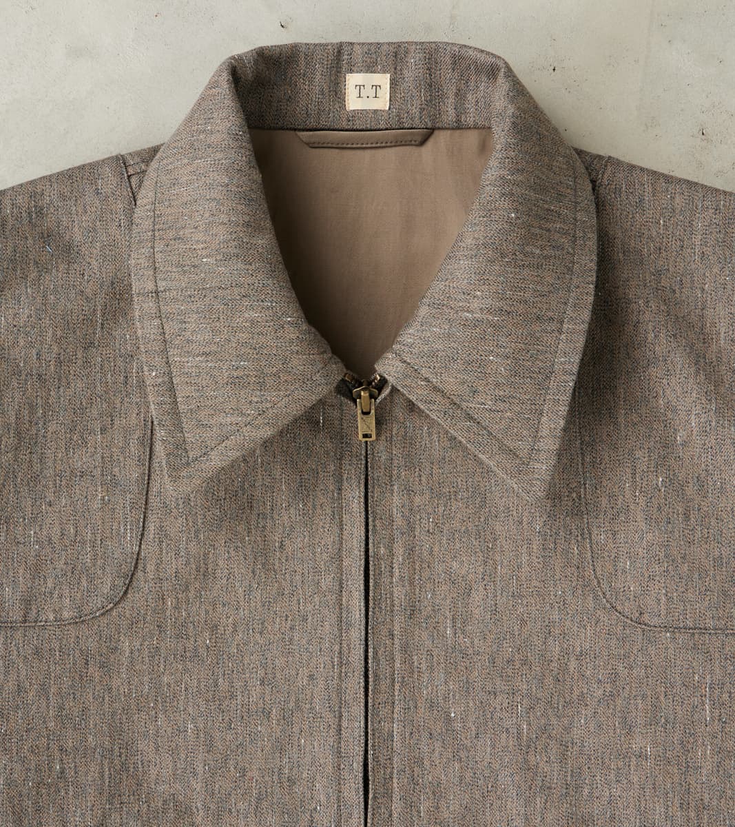 Lot. 330 US Letter Carrier Jacket - Kemonogasuri Cotton Twill - Melange Charcoal