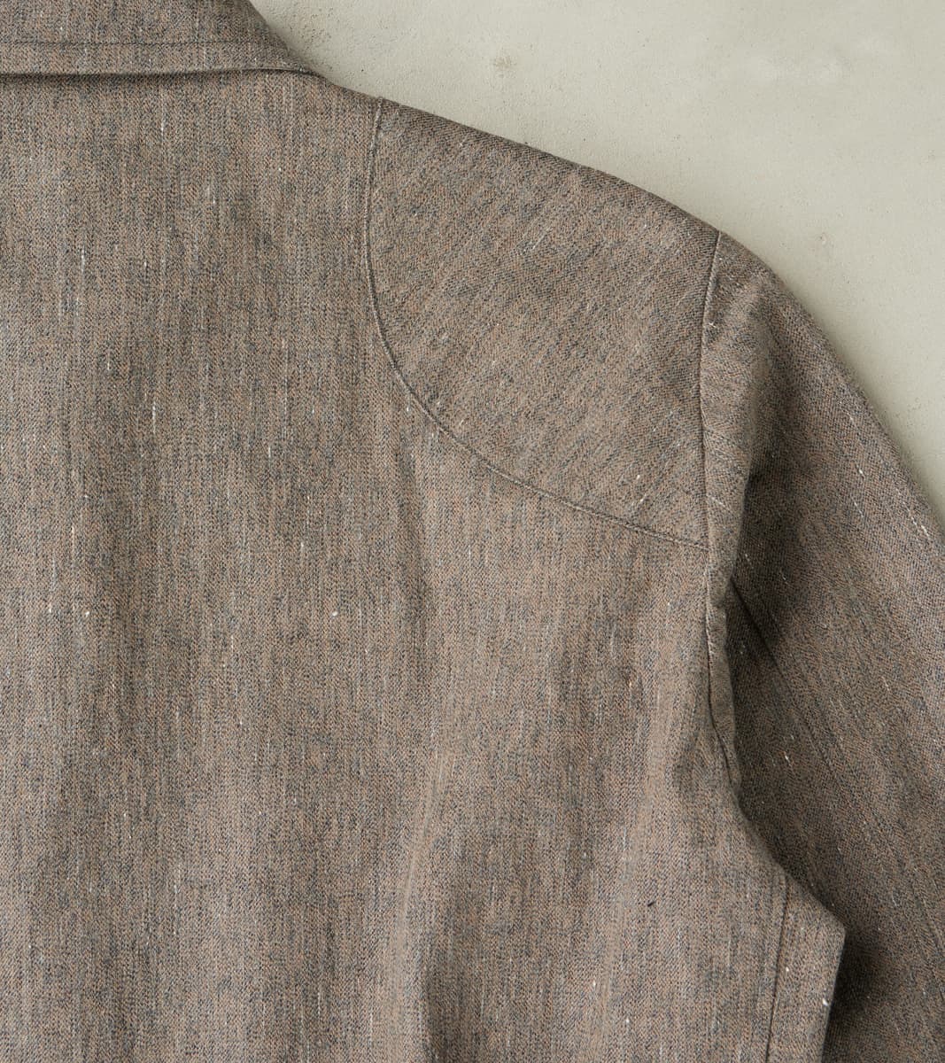 Lot. 330 US Letter Carrier Jacket - Kemonogasuri Cotton Twill - Melange Charcoal