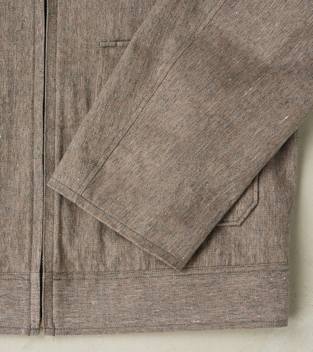 Lot. 330 US Letter Carrier Jacket - Kemonogasuri Cotton Twill - Melange Charcoal