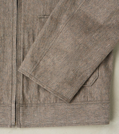 Lot. 330 US Letter Carrier Jacket - Kemonogasuri Cotton Twill - Melange Charcoal