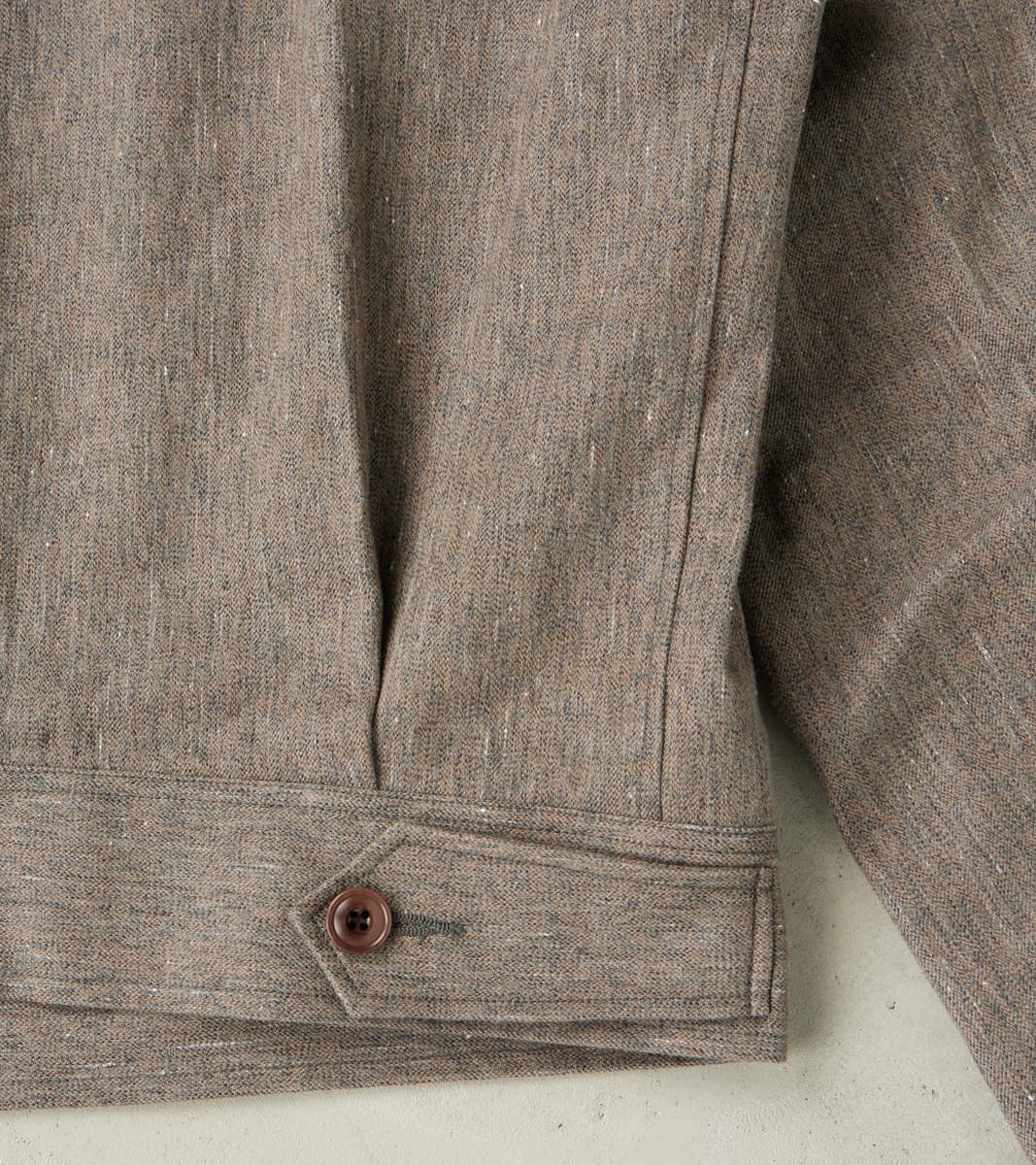Lot. 330 US Letter Carrier Jacket - Kemonogasuri Cotton Twill - Melange Charcoal