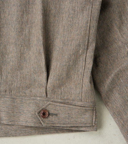 Lot. 330 US Letter Carrier Jacket - Kemonogasuri Cotton Twill - Melange Charcoal