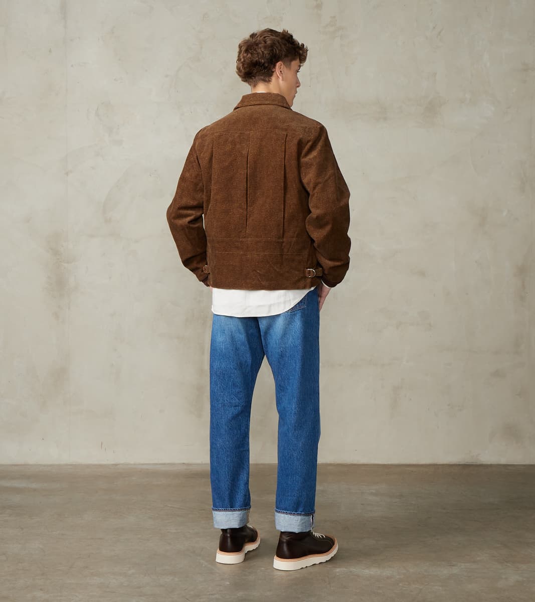 Lot. 322 Sports Jacket - Tweeduroy - Melange Brown