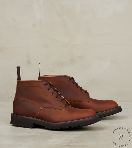 Tricker's x Division Road Monty Chukka - 4497 - Vibram Vi-Lite - Horween Dark Rus…