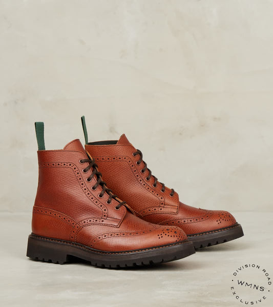 Tricker's x Division Road WMNs Stephy Brogue Nomad Boot - Horween Sienna Pioneer …