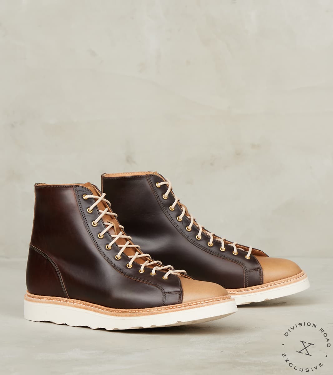 Tricker's x Division Road Super Monkey Boot - 5402 - Morflex - Espresso & Natural…