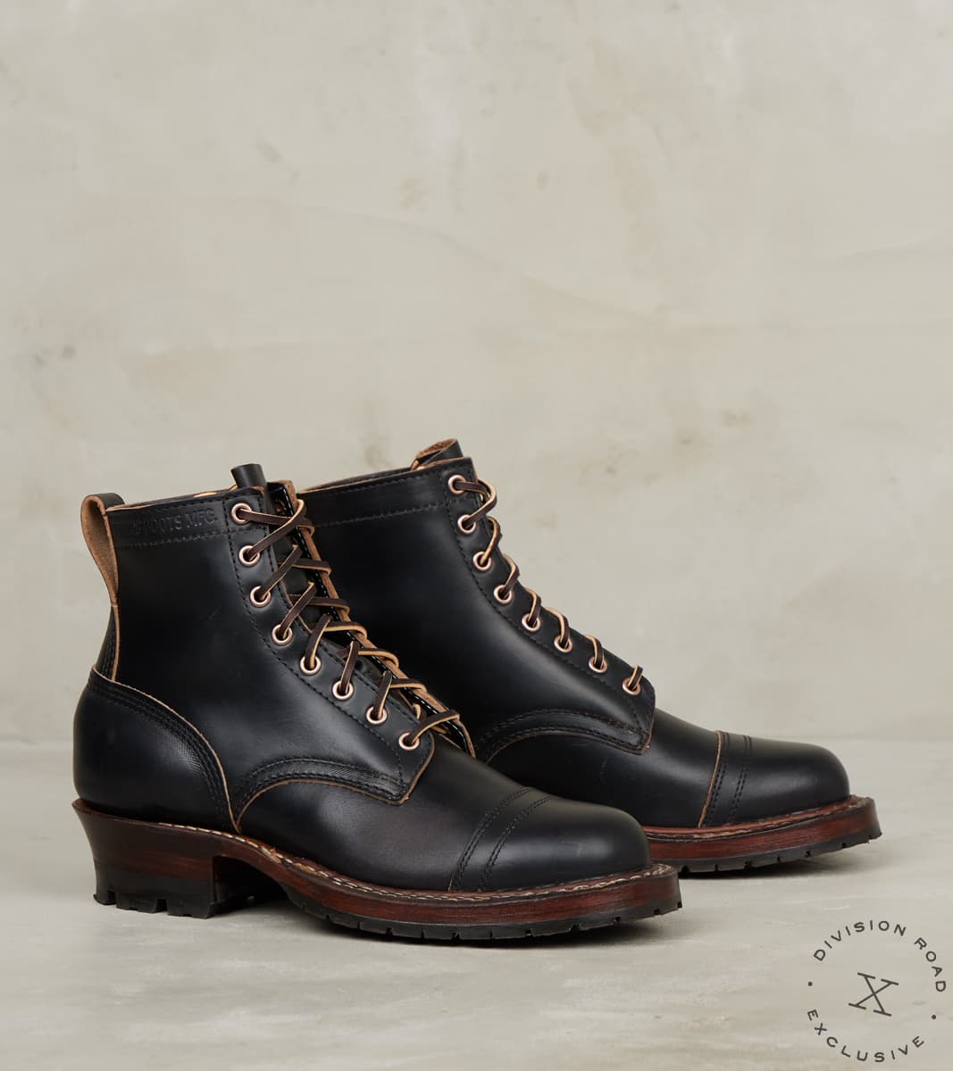White's x Division Road Logger 350 - 55 - Split Commando - Black CXL