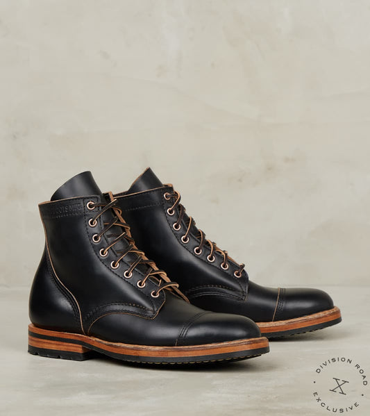 White's x Division Road MPM1 - MP - Vibram Mini Lug - Horween Black CXL